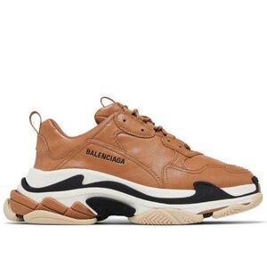 BALENCIAGA Men's Triple S Sneaker in Nude